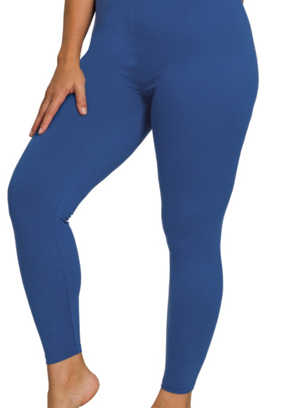 Plus Size - Zenana Leggings - Navy